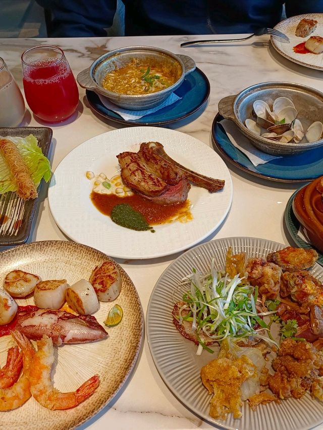 台北漢來大飯店，島語自助餐廳 