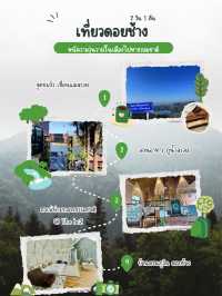แจกแพลนเที่ยวดอยช้าง 2 วัน 1 คืน งบไม่เกิน 1,500