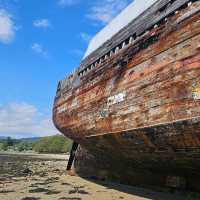 The Haunting Beauty of Caol Beach Shipwreck
