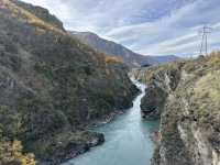 Awesome view from the Kawarau Suspension Bridge