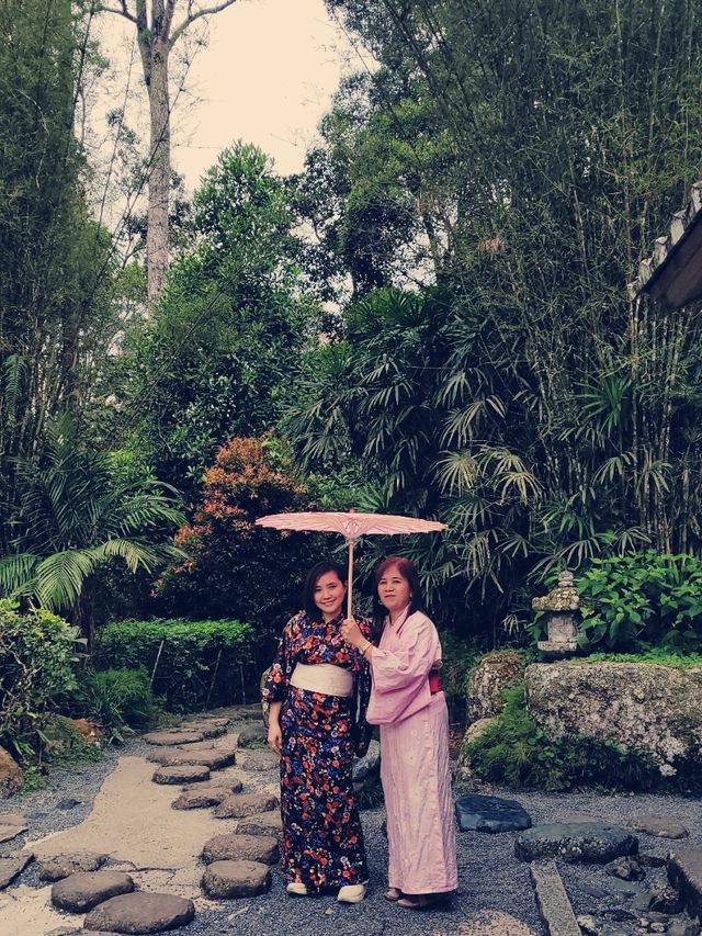 Fun Family Time Wearing Kimonos at Japanese Village Malaysia