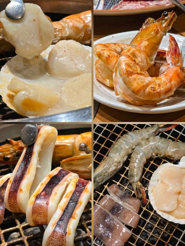 荔枝角高質又豐富和牛海鮮燒肉拼盤