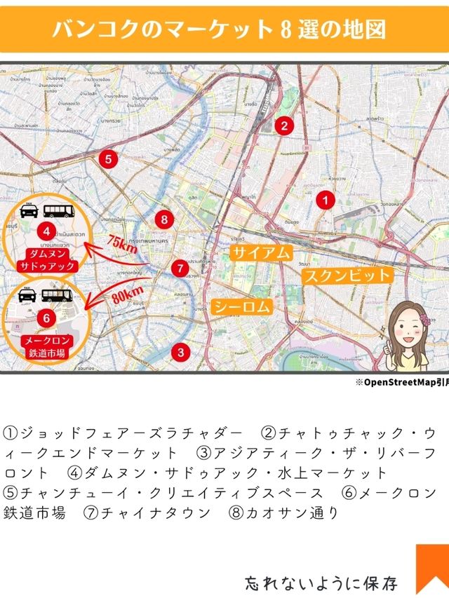【タイ】バンコクのマーケット8選✨