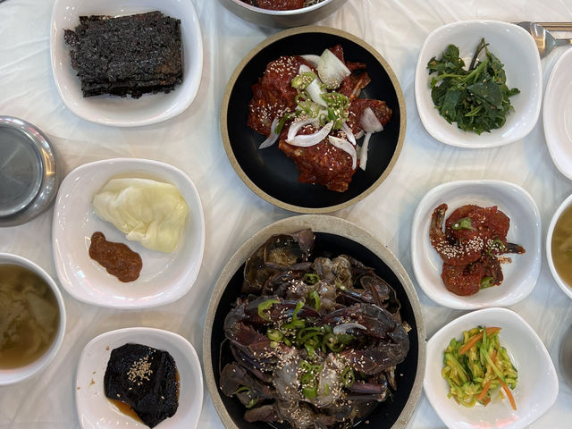 여수 나래밥상 맛집데이트🩵💙