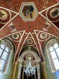 Cathedrals with blue onion cap in Poznan 