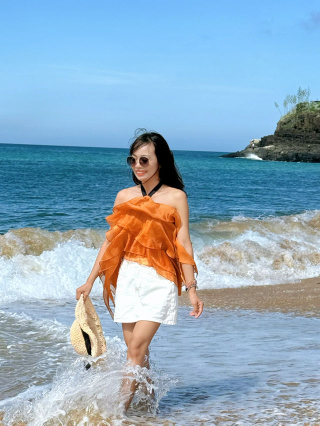 Peng hu(Bành Hồ) biển trong xanh 