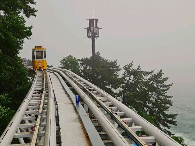 A nice ride at the sky capsule from Cheongsapo to Mipo