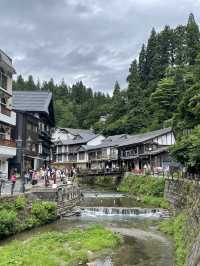 夏天的銀山溫泉也是很有特色的
