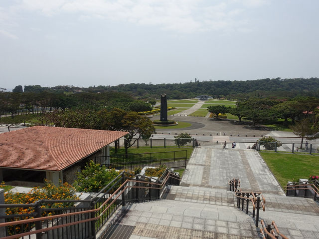 🕊️ Quiet Reflections and Breathtaking Views at Okinawa Peace Hall