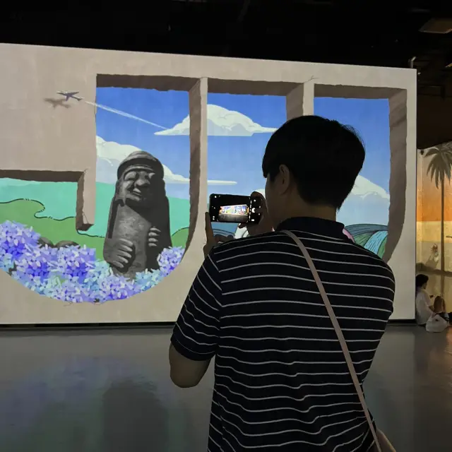 제주 실내데이트 명소🎨 빛의 벙커에서 예술에 빠지다