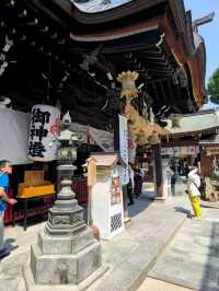 해외여행 일본 후쿠오카의 아름다운 신사 櫛田神社