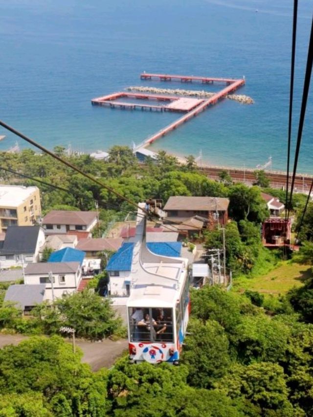 神戶須磨浦山上遊樂園🎢🌊 山頂有單軌車