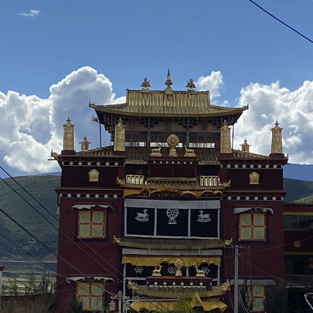Ganden Sumtseling Monastery’s Golden Glow