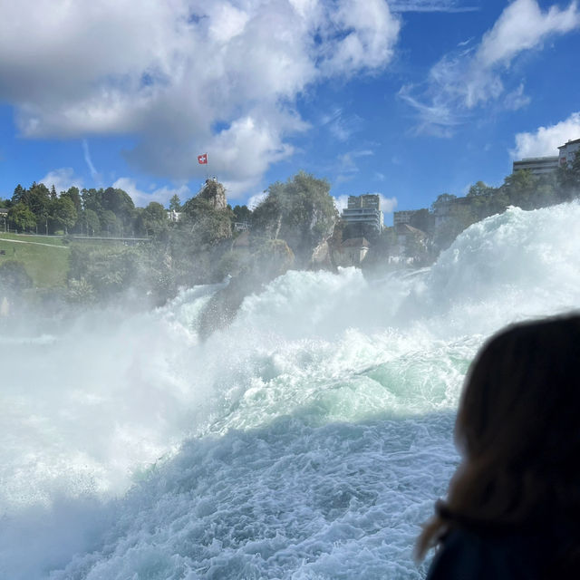 Magical Mid-Morning at Rhine Falls 🇨🇭Switzerland🛥️ 