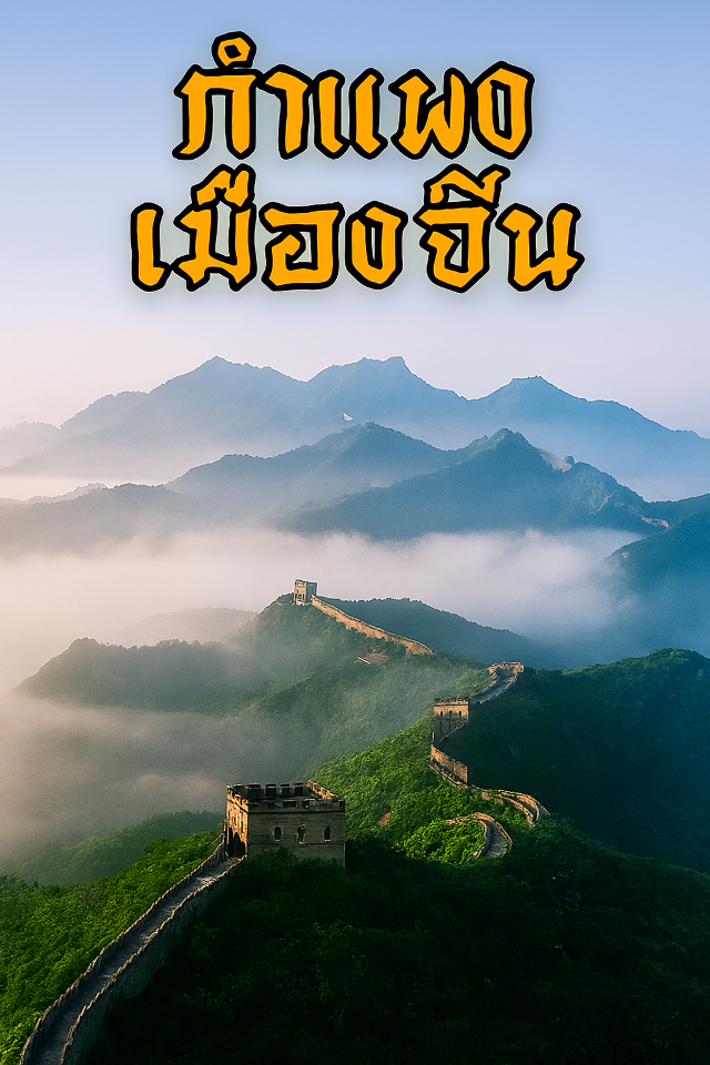 🌄 เปิดประสบการณ์ตำนานโลกที่ “กำแพงเมืองจีน” 🏯 🌄 เปิดประสบการณ์ตำนานโลกที่ “กำแพงเมืองจีน” 🏯