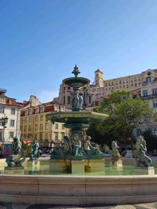 리스본 여행 : 페드로 4세 광장 🇵🇹