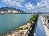 屯門海濱公園「幻愛橋  」🌟漫步海堤享受無敵海景  
