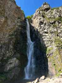 Marvel at the Stunning Gveleti Waterfall in Kazbegi, Mtskheta-Mtianeti