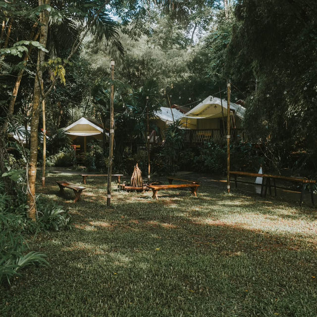 Hintok River Camp at Hellfire Pass 