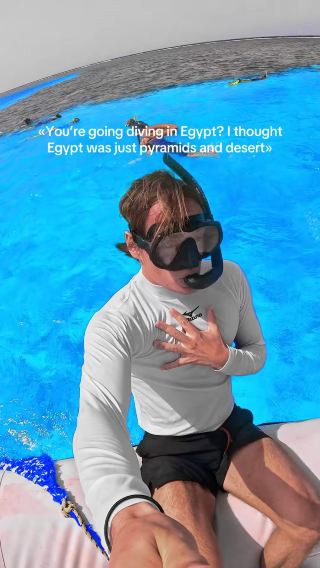 You’re going diving in Egypt? I thought Egypt was just pyramids and desert