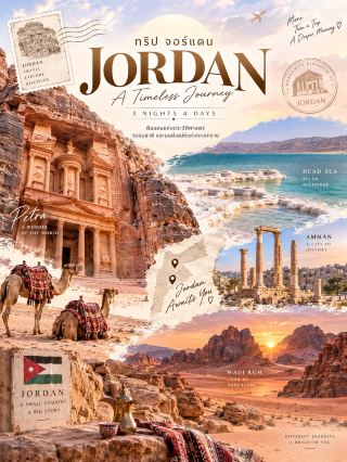 🏜️🇯🇴 สัมผัสจอร์แดน ดินแดนแห่งอารยธรรมโบราณ ทะเลทรายสุดยิ่งใหญ่