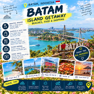 🇮🇩 I Didn't Expect Batam to Feel This Different—An Island Escape of Sea Views, Seafood & Sunset🌴
