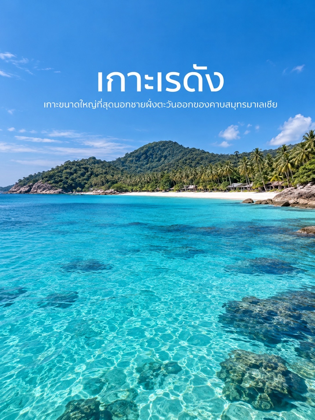 🇲🇾🏝️ เกาะเรดัง (Redang Island) — สวรรค์ทะเลมาเลเซีย สวยเหมือนหลุดเข้าไปในมัลดีฟส์! 🌊🩵✨