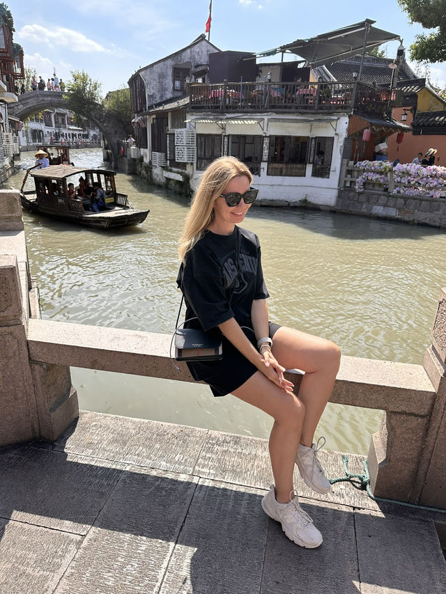 Zhujiajiao is an ancient water town located in the Qingpu District of Shanghai