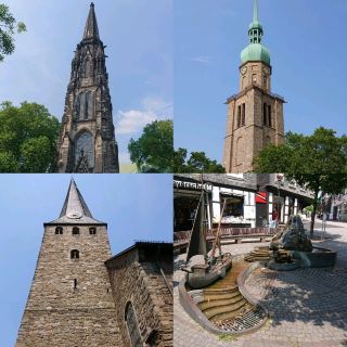 Bochum in Germany, nice churches, botanical gardens