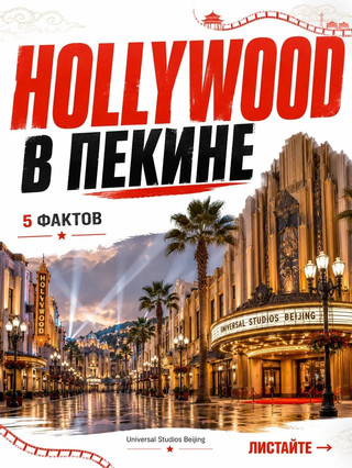 🇨🇳 Hollywood в Universal Studios Beijing