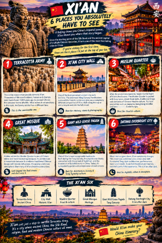 XI'AN 🇨🇳 — 6 PLACES YOU ABSOLUTELY HAVE TO SEE