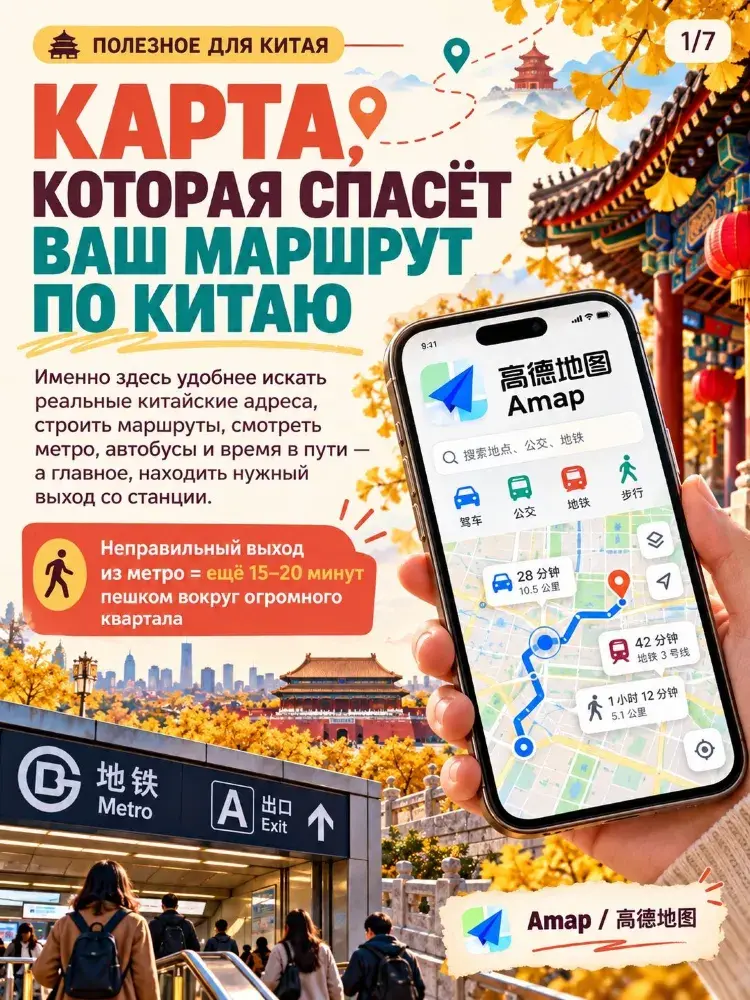 拯救你中國之旅嘅最強地圖 🗺️ 高德地圖 (Amap) 手把手教學