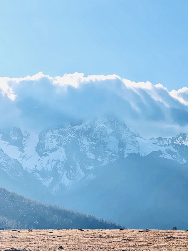 在白馬雪山看到最美的秋天