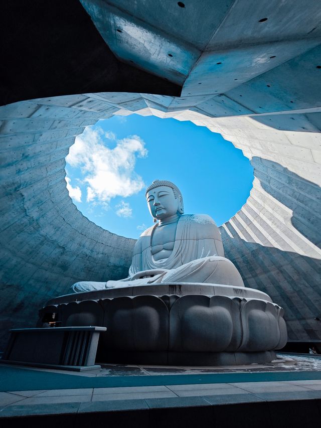 北海道小眾景點，安藤忠雄充滿神秘氣息的佛頭