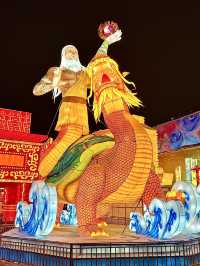 這真的在鄭州沉浸式夜遊彩燈主題樂園
