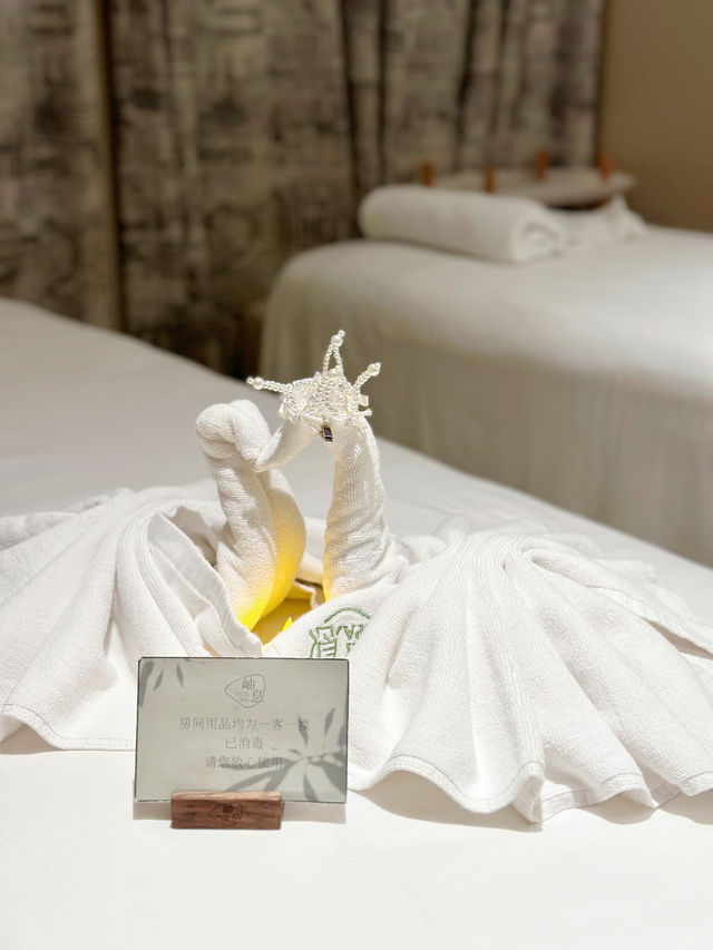 Immerse yourself in the "Bali" standalone villa in Magic City for a luxurious SPA experience💆🏻‍♀️