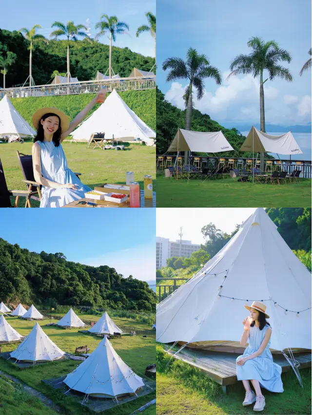 Shenzhen | For summer sunsets, I choose the seaside camping site