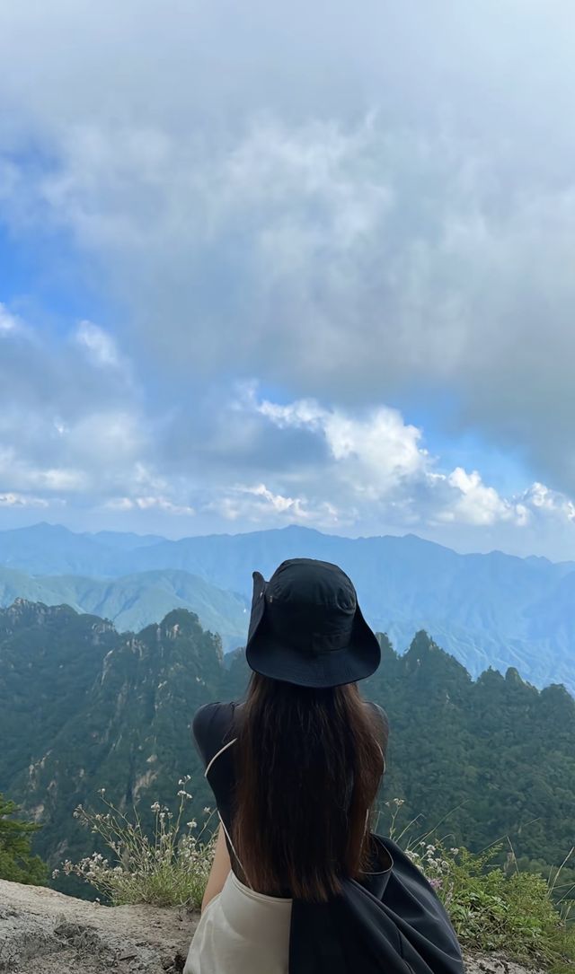 遠赴人間驚鴻宴，登高眺群峰，見自己