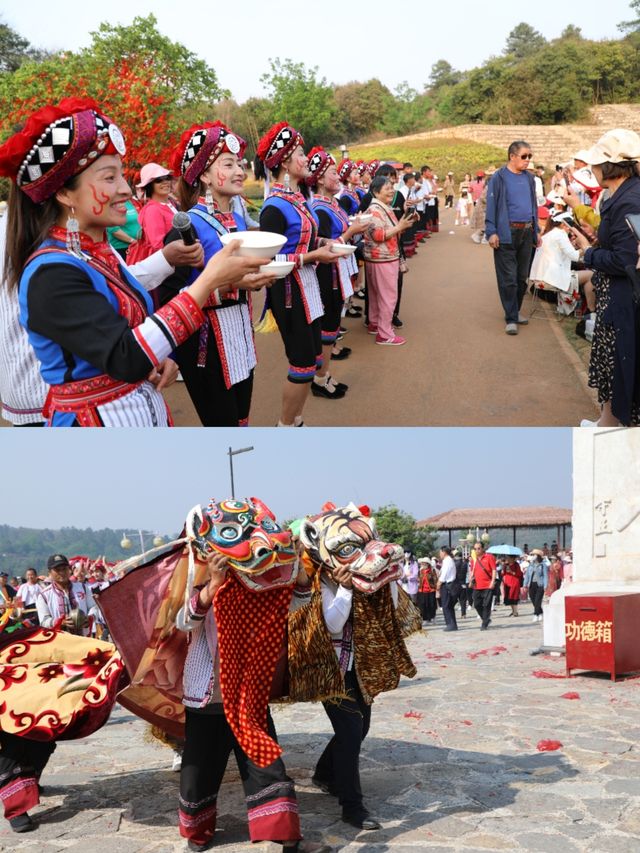 雲南彌勒可邑小鎮祭虎節！！！