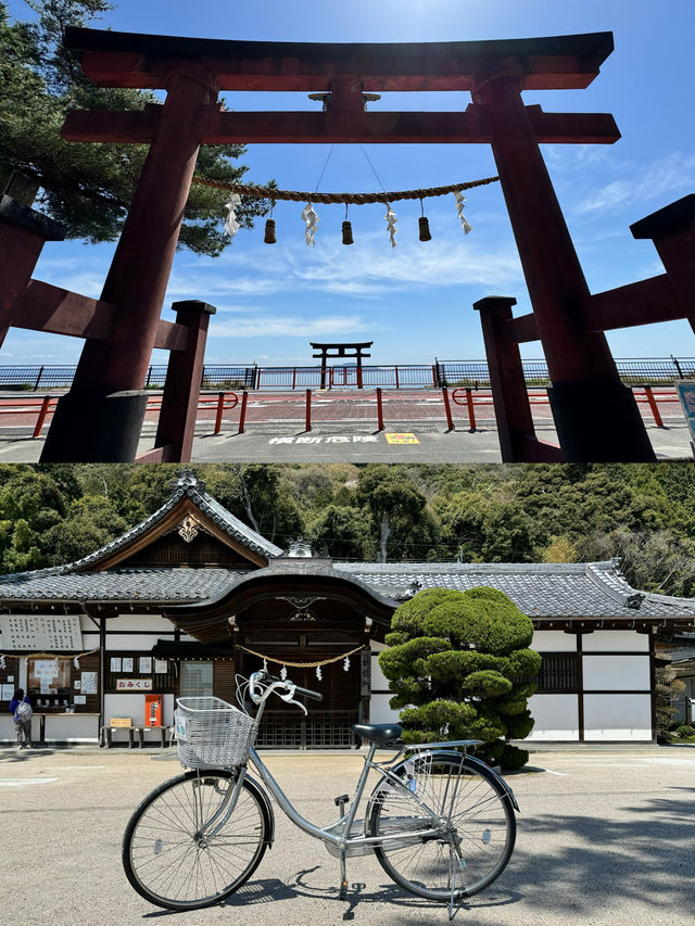 打卡賀喜最古老的水中鳥居白鬚神社
