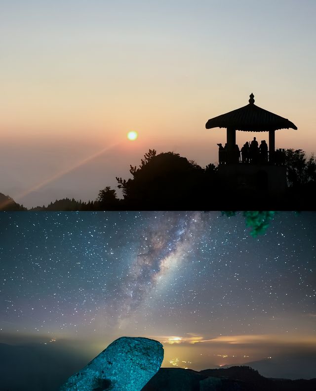 江西不止有武功山，在它隔壁的這座山也很絕