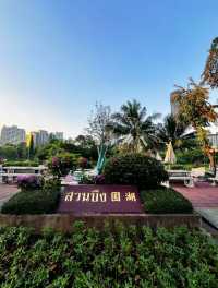 Arrived at Lunphini Park in Thailand 🇹🇭 