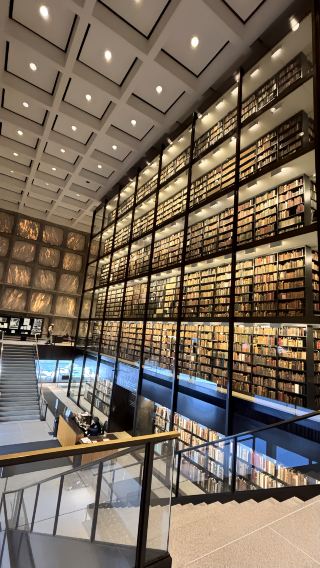 Yale University campus and library