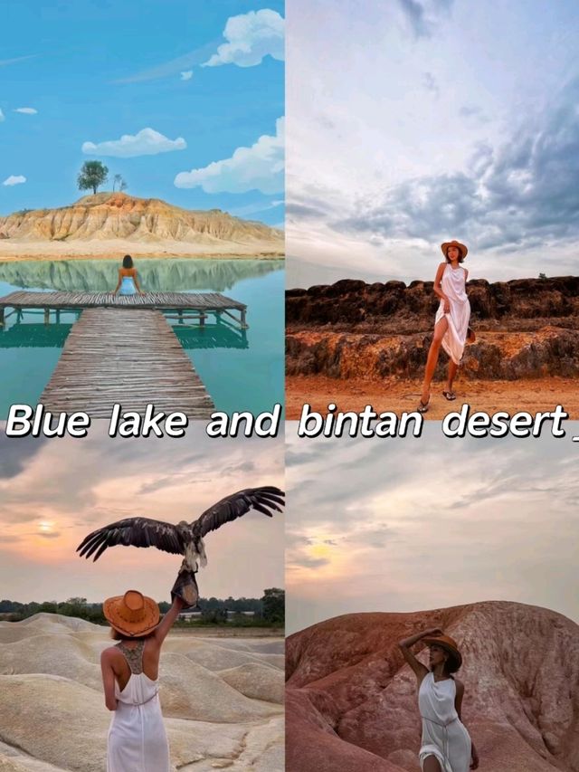Blue Lake and Bintan Desert Indonesia is Astonishing❤️
