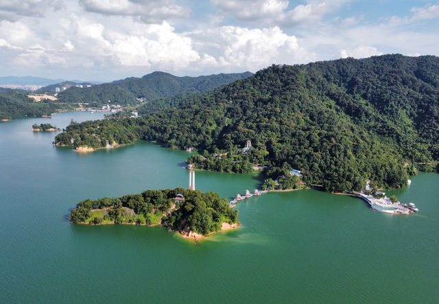 廣東"千島湖"的網紅打卡勝地。