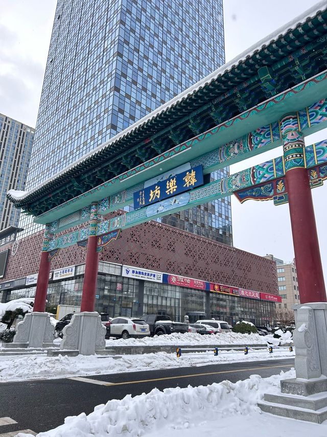 威海的冬天。