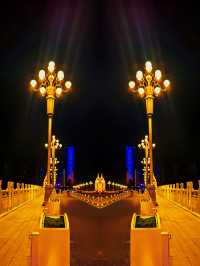 夜泊並州橋（二）——太原·迎澤大橋。