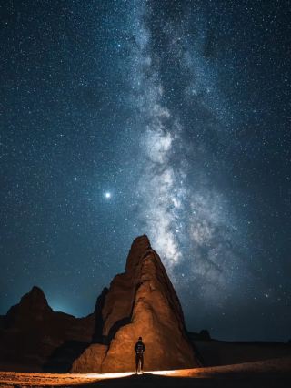 The Milky Way in Qinghai is breathtaking