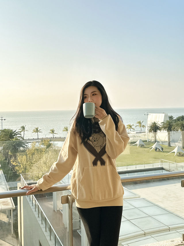追著日落的海邊溫泉美瘋了