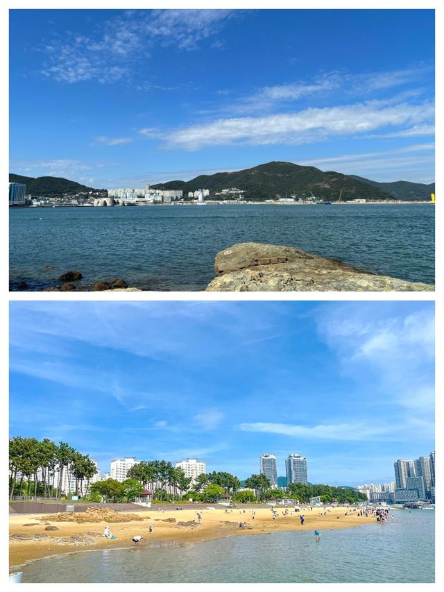 韓國麗水海岸的蔚藍詩行，等你來續寫